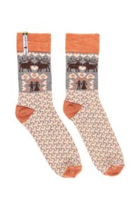 Wollsocken Emilia & Einar – Frontansicht – UNIKI