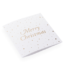 Eine Weihnachtskarte aus 100% Baumwollpapier von Bookbinders Design, mit dem Aufdruck «Merry Christmas» auf dem Umschlag.
