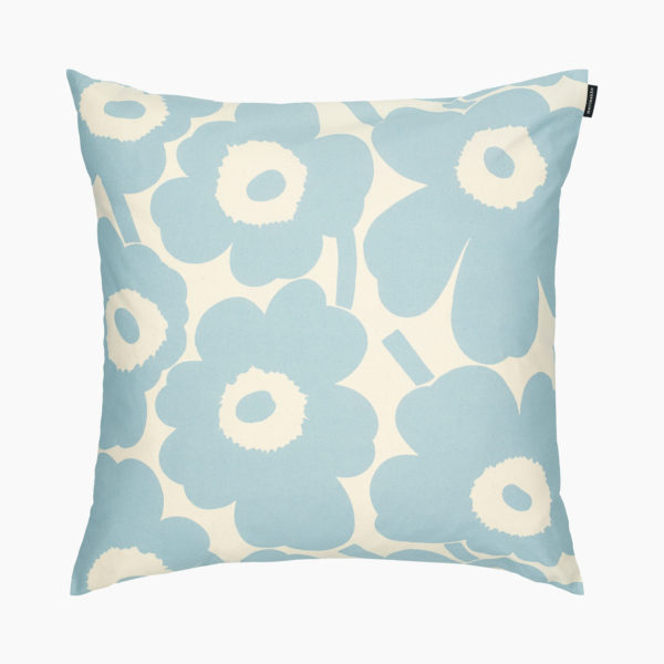 Marimekko Kissen Unikko hellblau