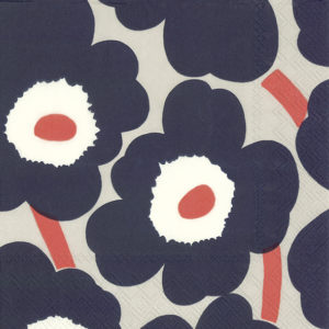 Servietten von Marimekko mit dem tollen UNIKKO Muster sind immer ein tolles Accessoir.