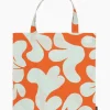 Marimekko Tasche Leikko Bag orange weiss