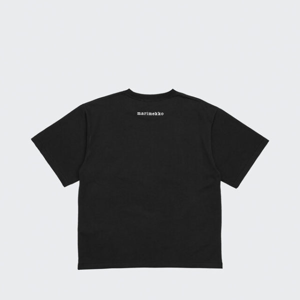 Marimekko T-Shirt Harhunputki Pienet Kivet schwarz gelb