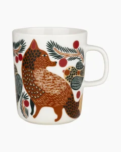 Diese OIVA / KENTUNMARJA Kaffetassen bestehen aus Keramik, das spülmaschinen-, ofen-, mikrowellen- und gefriergeeignet ist.