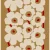 Dieser Baumwollstoff von Marimekko hat eine Rapportlänge von 156 cm und zeigt das Unikko Muster in den Farben cotton, rot und beige.