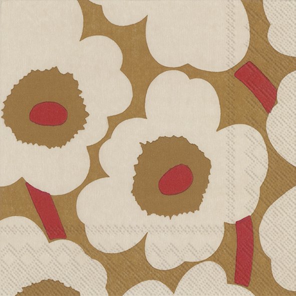 Servietten von Marimekko mit dem tollen UNIKKO Muster sind immer ein tolles Accessoire.
