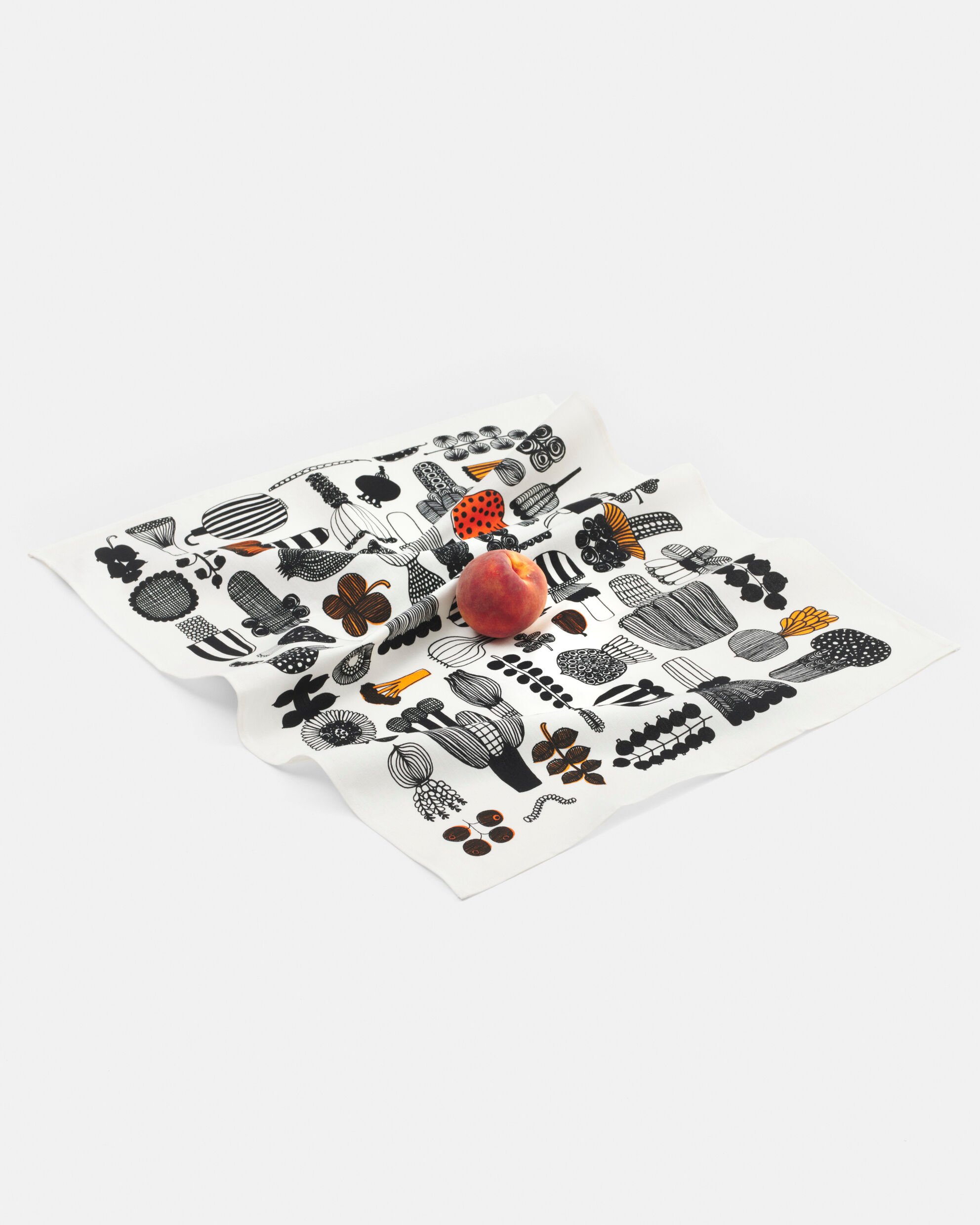 Marimekko Geschirrtuch Puutarhurin Parhaat aus Baumwoll-Leinen-Mischung