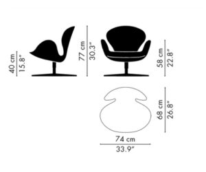 Swan Lounge Stuhl Fritz Hansen – erhältlich bei UNIKI in Uster