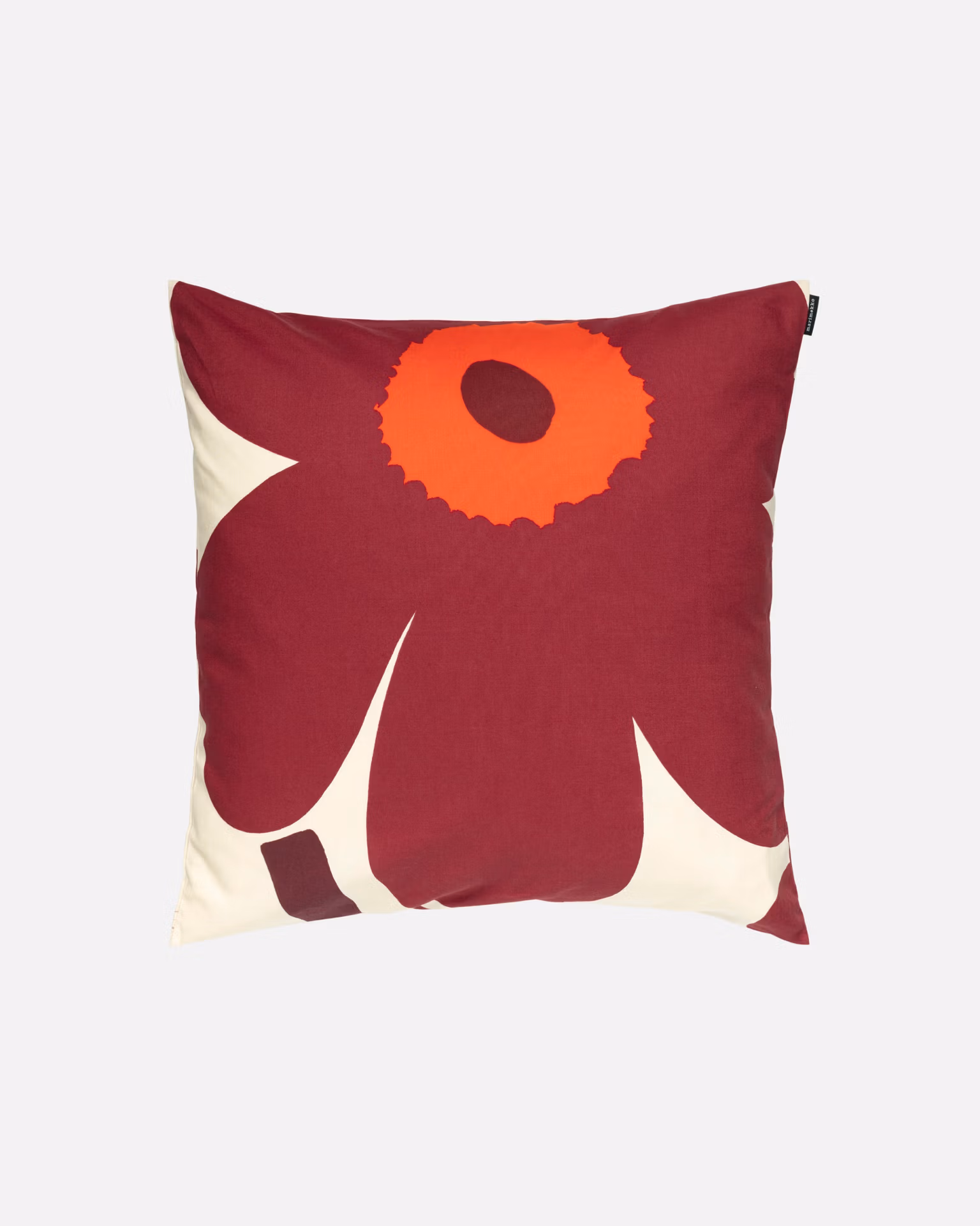 Marimekko Unikko Kissenüberzug 50x50 cm – Gesamtansicht mit Blumenmuster