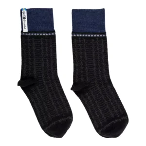 Wollsocken EKSHÄRAD NATT – Frontansicht – UNIKI