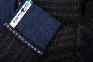 Wollsocken EKSHÄRAD NATT – Frontansicht – UNIKI