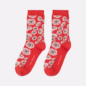 Socken Linjaus Tumma 40–42 von Marimekko mit grafischem Muster