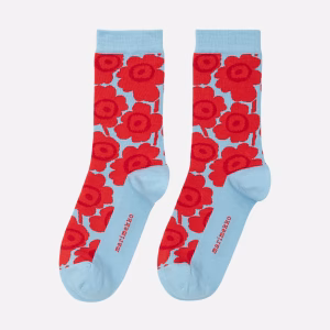 Socken Linjaus Unikko 40–42 von Marimekko
