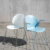 Fritz Hansen N02 Recycle Stuhl aus recyceltem Kunststoff weiss/blau ohne/mit Armstützen