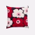 Marimekko Pieni Unikko Kissenbezug in Plum, Cranberry, Off White und Rose