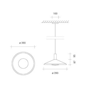 Pendelleuchte TYPE 600 P Baltensweiler mit zeitlosem Schweizer Design für den Esstisch, erhältlich bei UNIKI in Uster